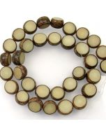 Buri 12x7mm (approx) Sliced Beads