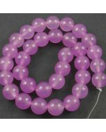 Malay Jade (Dyed Orchid Quartzite) 12mm Round Beads