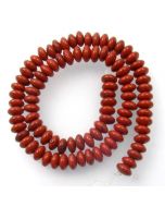 Red Jasper Rondelle Beads