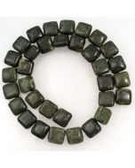 Russian Serpentine 12mm Square Beads