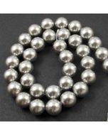 Shell Pearl Silver Grey 12mm