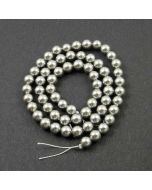 Shell Pearl Silver Grey 6mm