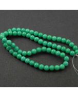 Mashan Jade (Dyed Dark Spring Green) 6mm Round Beads