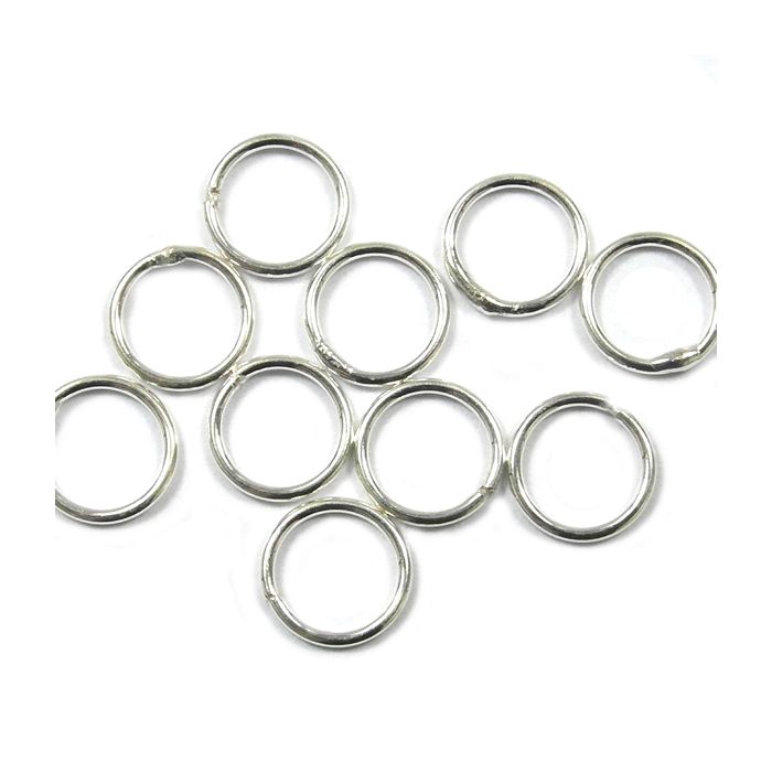 6 Sterling Silver Jump Rings, 925 Silver Closed Jump Ring, Circle Jump  Ring, Wired Jump Ring, Large Hole Spacer Bead for Bracelet Necklace -   Norway